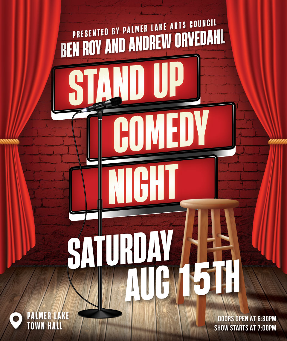 palmer lake comedy night, palmer lake arts council